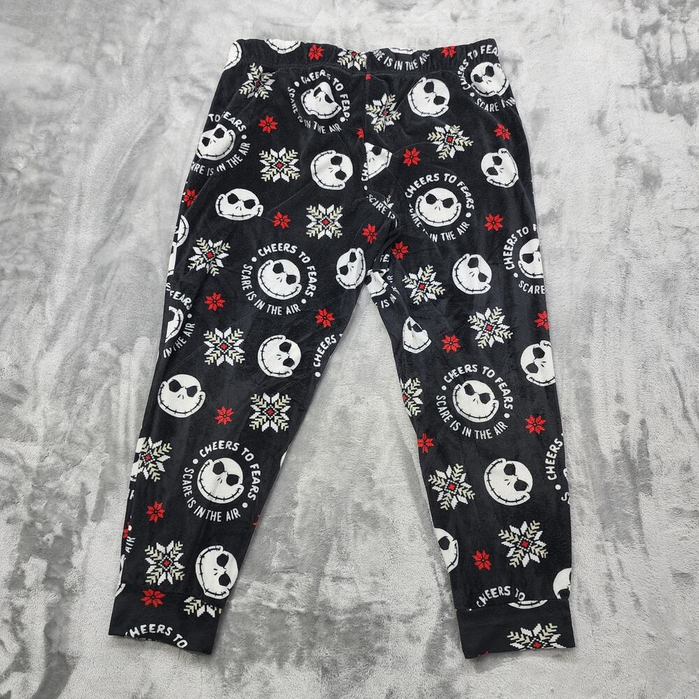 Disney Nightmare Before Christmas Pajama Pants Womens L‎ Black Jack Skellington - Picture 2 of 10